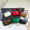 Bolso Femenino Sencillo y Elegante con Estampado de Leopardo 2026 Verano Nuevo Vintage de Oficina Moda Chic Pequeño Cuadrado de Hombro Cruzado