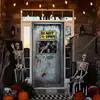 Tela de Fondo Nueva para Halloween Transfronteriza, Cubierta de Puerta de Gama Alta, Montaje de Escena de Horror Festiva, Tela Colgante para Ancho de Puerta, Modelo Personalizado