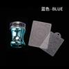 Nuevo sello de silicona para decoración de uñas transfronterizo, cabezal de impresión grande totalmente transparente de 3,8 cm con tapa, herramienta de impresión DIY
