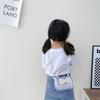 Bolso de princesa coreana, bolso de moda para niña pequeña, bolso con cadena de perlas, mini bolso cuadrado pequeño con encaje colgante