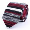 Fabricantes de corbatas de punto de 6 cm de Shaoxing Shengzhou, venta al por mayor, corbatas de negocios informales de poliéster de moda coreana, ropa formal para hombres