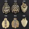 Pingente de Bolso Xizang Latão Puro Boca Sorridente Maitreya Flor de Lótus Guanyin Bodhisattva Chave Pingente Pequeno Lança de Pedra Takahashi
