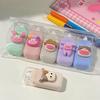Serie Chou Meng Cinturón Corrector Útiles Escolares Beaver Macaron Estilo ins Alto Valor de Color Cinturón Corrector de Dibujos Animados Conveniente
