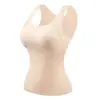 Chaleco Térmico Sin Costuras de Nuevo Estilo para Otoño e Invierno para Mujer, Todo en Uno con Copas Incorporadas, Top Base Versátil para Usar por Debajo