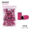 Anillos de Lijado para Pulir Uñas, Rollos de Papel de Lija para Pulir, Anillos de Lijado de Alta Calidad para Brocas de Uñas, Coloridos, 100 Piezas/Paquete