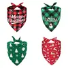 E-commerce Transfronteiriço Produtos para Pets Lenço Triangular Lenço Triangular de Natal para Pets Bavete Decoração para Pets