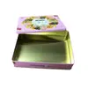 Cajas Cuadradas de Hojalata al por Mayor del Fabricante, Cajas de Hojalata para Empaque de Dulces, Cajas para Galletas, Hojalata para Empaque de Alimentos de Exportación