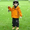 Chaqueta de Otoño 3 en 1 para Niños, Atuendo Elegante para Pequeños Caballeros, Chaqueta Cortavientos Fresca para Exteriores para Niños en Otoño