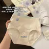 Pantaletas de algodón puro estilo nuevo para mujer de cintura alta con control de abdomen, 10A antibacterianas, entrepierna extendida de algodón puro, talla grande, bragas transpirables de jacquard