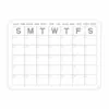Imán de Refrigerador Magnético Acrílico Tablero de Notas para Oficina Trabajo y Estudio Tablero Calendario Pizarra Blanca Planificador Semanal Tablero de Mensajes
