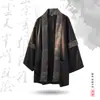 Jaqueta Jacquard com Padrão de Cobra Estilo Chinês para Homens, Nova Chegada Primavera e Verão Estilo Chinês Confortável Retro Roupa de Performance Cardigan Hanfu Top