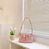 Moda Suave Simple Elegante Bolso de Hombro Plisado Bolso de Axila para Mujer 2023 Verano Nuevo Bolso Coreano para Mujer