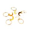 Europeo y Americano Deseo 5 Piezas Por Paquete de Accesorios para el Cabello, Diademas, Horquillas, Trenzas, Hebillas Metálicas Negras para el Cabello, Tiaras de Hojas y Estrellas