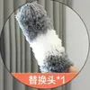  espanador de casa espanador de penas de galinha retrátil extensível limpa teto teias de aranha ferramenta de tirar pó espanador de limpeza