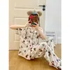 Pijama de Algodón Nube para Mujer, Verano Lindo Conejo de Dibujos Animados Manga Corta Pantalón Largo, Talla Grande Holgado Conjunto de Hogar de Verano