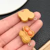 20 Colgantes de Resina Estéreo Simulados de Verduras, Cacahuetes, Pimientos, Maíz, Calabaza, Colgante para Llavero DIY, Colgante Pequeño