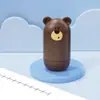 Sello lindo con forma de oso, adorable sello rodante con temática de mascotas, sello de confidencialidad para entrega urgente, dispositivo de codificación de privacidad, tapa anti-fugas, sello de aprendizaje 912