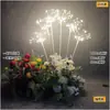Adereços de Casamento Luzes Decoração de Pátio Interno Externo Luzes de Estrela com Plugue no Chão Decoração de Salão de Casamento Marcadores de Caminho Iluminados Nenhum