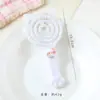 Pente com Almofada de Ar e Design Vazado Fofo de Desenho Animado, Pente Portátil com Airbag de Gatinho, Pente Massageador de Alta Aparência para Meninas