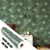 Papel de Parede Estilo Étnico Personalizado Adesivos de Parede à Prova d'Água Adesivos para Reforma de Móveis Papel de Parede para Decoração de Parede com Fundo de Madeira