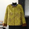 Novas blusas estilo chinês, coleção outono 2026, novos designs para mulheres de meia-idade e idosas, jaquetas estilo chinês, estilo terno Tang, casacos da moda para mães, adequados para primavera e outono
