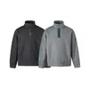 CHAQUETA casual estilo retro americano FEE THE END con cuello alto, sudadera holgada para hombre, adecuada para primavera y otoño, WY382