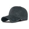 Gorra de Algodón para Hombre de Otoño e Invierno, Cortavientos y Resistente al Frío, para Ancianos, Papá, Personas de Mediana Edad y Mayores, Forrada de Polar, Engrosada, Cálida Gorra de Béisbol de Algodón