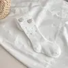 Meia-calça feminina com strass, legging fina de malha de verão para crianças e meninas, peça externa branca para bebês, novo modelo transfronteiriço