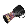 Venta al por mayor de fábrica Tambor africano Tambor de mano para niños de jardín de infantes Piel de oveja de 4 pulgadas Tela Tambor ligero Tambor de mano de Lijiang, Yunnan