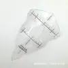 Regla Medidora para Máscara de Tatuaje, Regla Medidora para Tatuaje de Cejas, Tatuaje de Labios, Tatuaje de Cejas, Regla Estándar para Cejas, Tatuaje