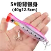 Isca Artificial para Pesca de Mar, Onda Grande, Atum GT 12.5cm 40g, Isca Artificial para Pesca de Barco