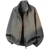 Comercio Electrónico Transfronterizo Chaqueta Casual Nueva para Hombre Deportes al Aire Libre Holgada Tallas Grandes Chaqueta con Cuello Alto Ropa de Trabajo para Hombre