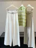 Pantalones Casuales de Pierna Ancha Estilo Coreano para Mujer, Nuevo de Verano Ajuste Holgado, Caída Elegante, Pantalones Rectos Finos y Adelgazantes de Longitud Completa