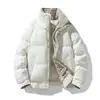 Jaqueta com Capuz Transfronteiriça Nova de Inverno 2026 para Homens e Mulheres Casais, Popular em Transmissão ao Vivo, Estilo Casual Outdoor Montanha com Design Color Block
