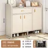 Zapatero y mueble de almacenamiento integrados en la pared, para la entrada del hogar, nuevo modelo 2026 mueble de recibidor, zapatero para pasillo y recibidor fuera de la puerta
