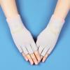 Guantes de Protección Solar Dedos Finos para Mujer Verano Conducción Antideslizantes Anti-ultravioleta Recolección de Té Guantes con Dedos