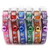 Perro cachorro mascota caricatura perro gris anillo de cuello decoración gato perro collar anti-pérdida accesorios de tracción para exteriores Venta al por mayor