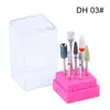 Conjunto de 7 Peças de Brocas Cerâmicas de Aço Tungstênio para Lixar Unhas, Brocas para Remoção de Esmalte, Ferramentas de Polimento, Brocas Cerâmicas
