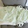 Pijamas de manga larga de primavera y otoño para mujer, de algodón con nubes y tela arrugada, estilo princesa dulce, estilo japonés, ropa fresca para el hogar.