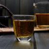 Vaso de Cristal Grueso con Patrón de Martillo Resistente al Calor para Uso Doméstico, Separador de Té Creativo, Juego de Té Kung Fu, Vaso de Cristal para Mar de Té, Vaso para Compartir Té