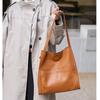 Bolso Tote de Piel Genuina para Mujer Modelo Nuevo 2026 Gran Capacidad Bolso de Oficina Piel de Vaca de Primera Capa Bolso Grande Moda Simple Bolso de Hombro
