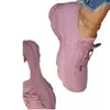 Comércio exterior transfronteiriço plus size lace-up casual fly-woven malha respirável correndo sapatos femininos Moda europeia e americana sapatos baixos de tecido mosca para mulheres