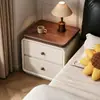 Mesa de Cabeceira 2026 Novo Armazenamento Casa Quarto Pequeno Estilo Vintage Toque de Luxo Leve Estante Armário de Armazenamento
