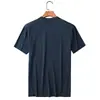 Nova Camiseta Casual Masculina de Seda Gelada Manga Curta Masculina Verão Malha Jovem Respirável Camisa Esportiva Secagem Rápida Transfronteiriça