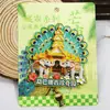 Serie YunnanAtracciones Culturales y Creativas ÚnicasXishuangbannaCiudad TurísticaSouvenirImanes de Refrigerador de Madera