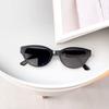 Gafas de Sol Metálicas Estilo Retro de Gama Alta Forma Cóncava Estilo Callejero para Mujer con Protección UV para Rostros Cuadrados y Redondos