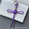 Nó Chinês Série Miu Cordão para Bolsa Pingente Pingente de Nó Chinês Trançado à Mão Decoração de Chaveiro Laço Presente