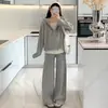 Nueva colección otoño e invierno 2026: Conjunto de maternidad de dos piezas, con mangas largas y capucha, de estilo holgado, favorecedor y relajado