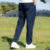 Pantalones azul marino con logo triangular para hombre, nuevos pantalones tácticos soft shell estilo americano para principios de otoño, impermeables, cortavientos, de secado rápido, ropa de trabajo