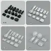 Botones Transfronterizos de Fábrica, Hebillas de Resorte de Plástico, Hebillas de Cuerda de Nailon, Botones Decorativos para Tiradores de Bolsos y Zapatos Negros